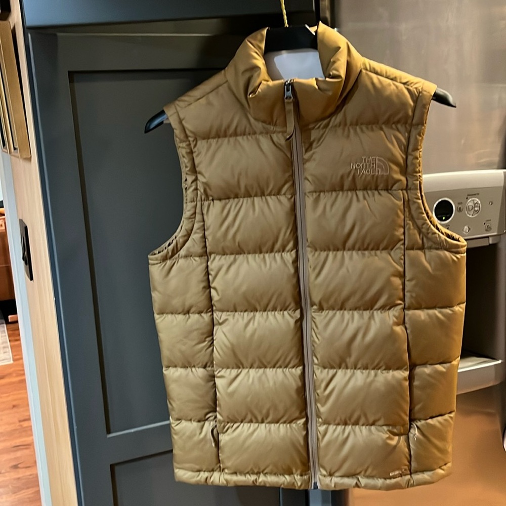 The North Face Tan Puffer Vest